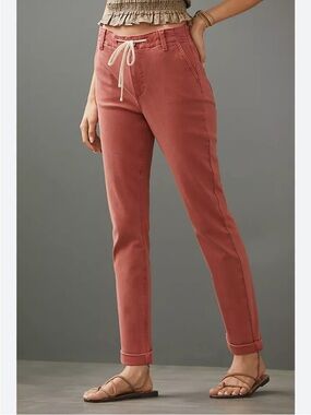 PAIGE | Christy | Dusty Mauve Drawstring Waist Pants | 26” inseam | 27